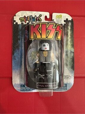 Kiss Paul Stanley Minimates Figure - Black, White & Gold